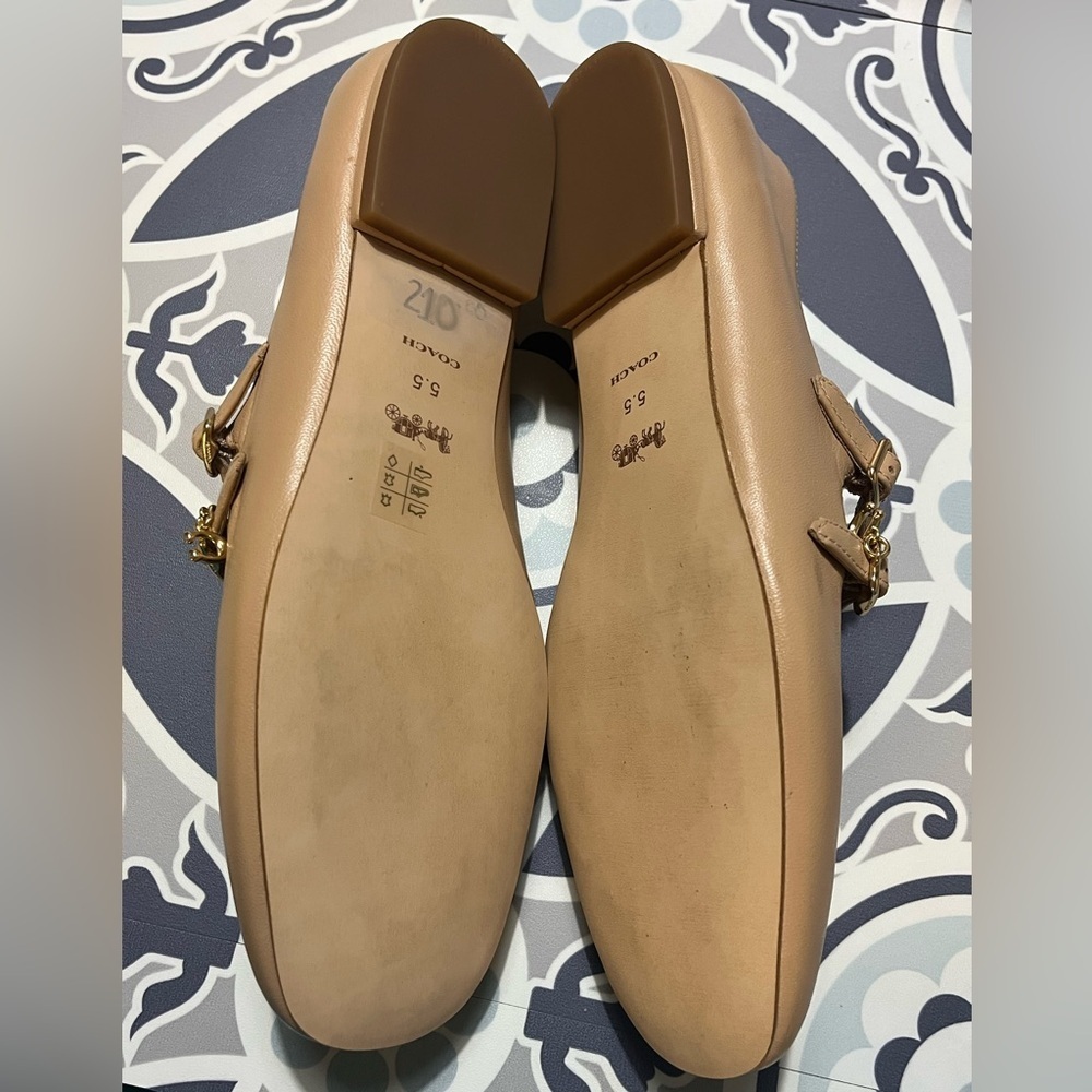 Coach Women's Whitley Leather Mary Jane Flat, Size 5.5B - Picture 12 of 16